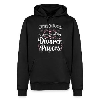 Happy Divorce Party Today's Good - Männer Premium Bio Hoodie - Schwarz - Vorne - Nico (187cm)