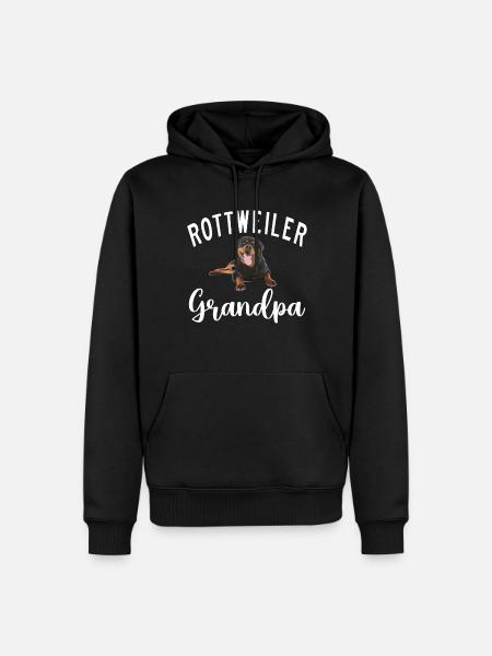 Rottweiler Gifts - Men’s Premium Organic Hoodie - black