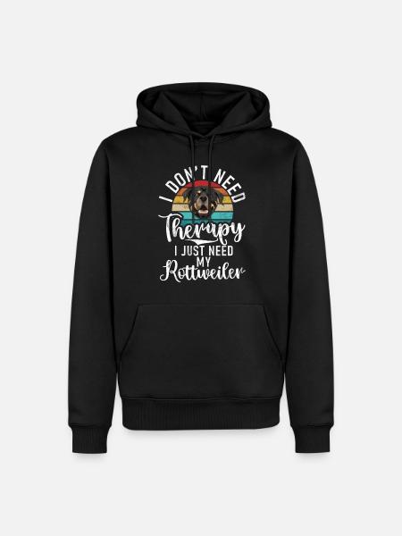 Rottweiler Gifts - Men’s Premium Organic Hoodie - black