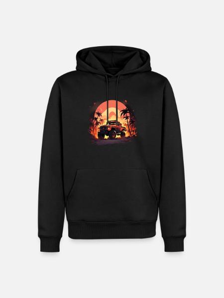 Monster truck - Men’s Premium Organic Hoodie - black
