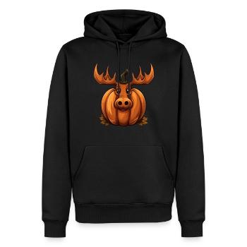 Moose Pumpkin Lazy Halloween Party Costume pour les enfants - Sweat à capuche Premium bio Homme - noir - Devant - Nico (187cm)