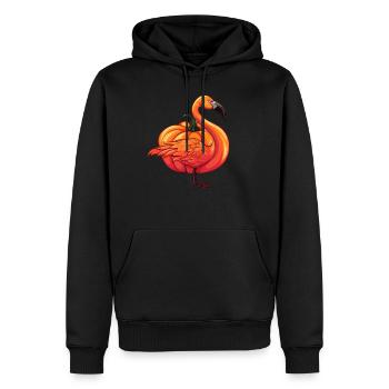 Flamingo Pumpkin Lazy Halloween Party Costume Kids - Männer Premium Bio Hoodie - Schwarz - Vorne - Nico (187cm)