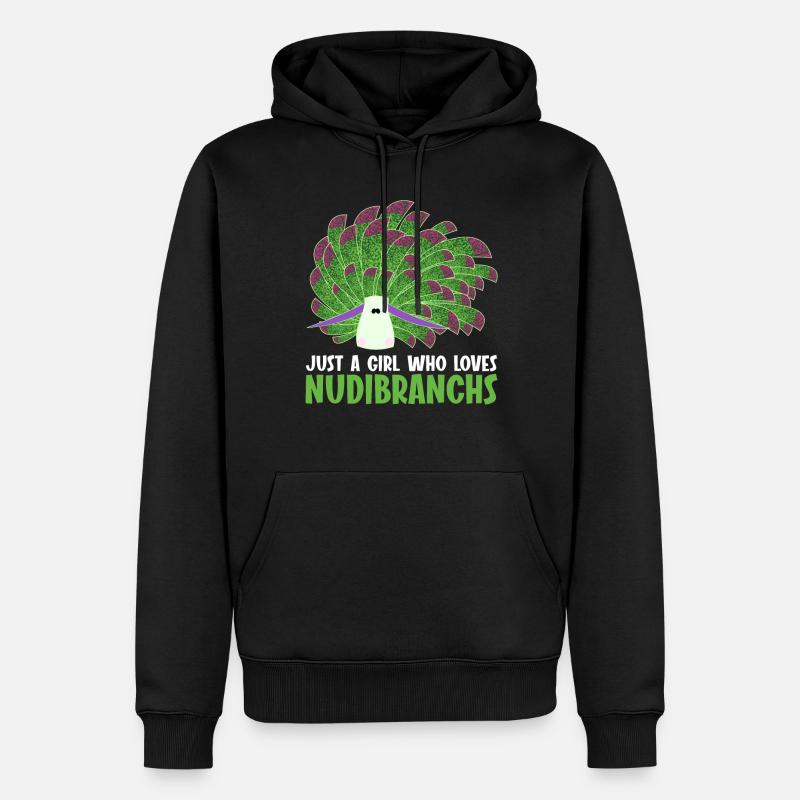 Nudibranches nudibranches - Sweat à capuche Premium bio Homme - noir
