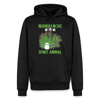 Nudibranch Nacktkiemer Nacktschnecken - Männer Premium Bio Hoodie - Schwarz - Vorne - Nico (187cm)