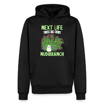 Nudibranch Nacktkiemer Nacktschnecken - Männer Premium Bio Hoodie - Schwarz - Vorne - Nico (187cm)