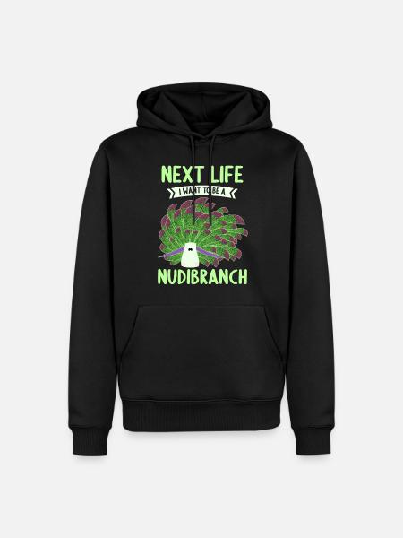Nudibranches nudibranches - Sweat à capuche Premium bio Homme - noir