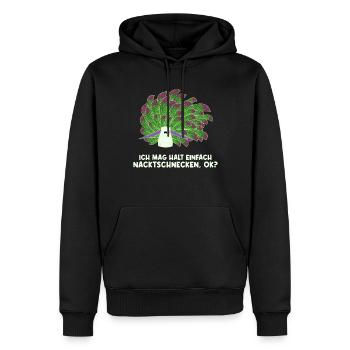 Nudibranch Nacktkiemer Nacktschnecken - Männer Premium Bio Hoodie - Schwarz - Vorne - Nico (187cm)