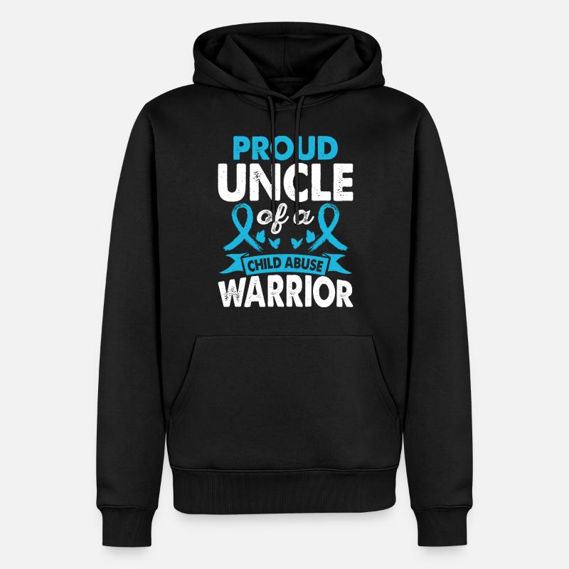 Onkel Des - Männer Premium Bio Hoodie - Schwarz
