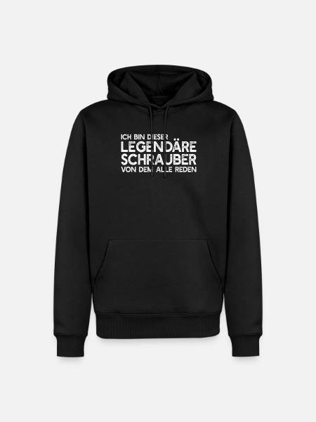 Kfz-Mechaniker Automechaniker - Auto Schrauber - Männer Premium Bio Hoodie - Schwarz