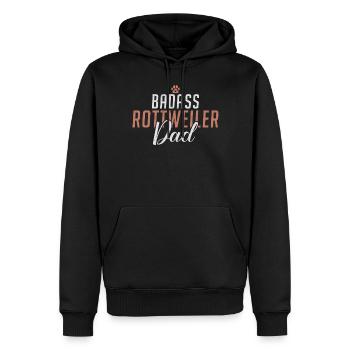 Rottweiler Gifts - Männer Premium Bio Hoodie - Schwarz - Vorne - Nico (187cm)
