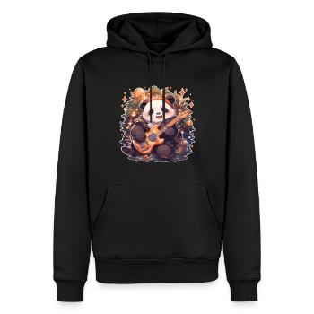 Panda Panda Ours Panda Bébé Pandas Panda Animal - Sweat à capuche Premium bio Homme - noir - Devant - Nico (187cm)
