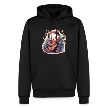 Panda Panda Ours Panda Bébé Pandas Panda Animal - Sweat à capuche Premium bio Homme - noir - Devant - Nico (187cm)