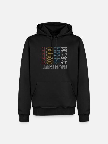 Limited Edition 1975 Birthday 1975 Vintage Retro - Men’s Premium Organic Hoodie - black