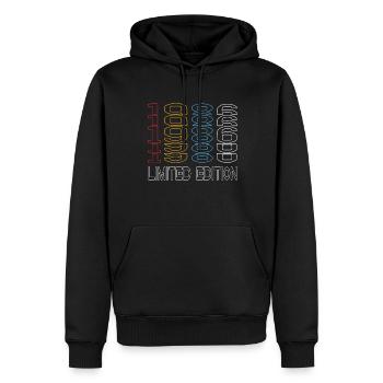 Limited Edition 1986 Geburtstag 1986 Vintage Retro - Männer Premium Bio Hoodie - Schwarz - Vorne - Nico (187cm)