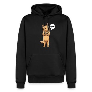 Perro Pastor Vasco Hund Baskischer Schäferhund - Männer Premium Bio Hoodie - Schwarz - Vorne - Nico (187cm)