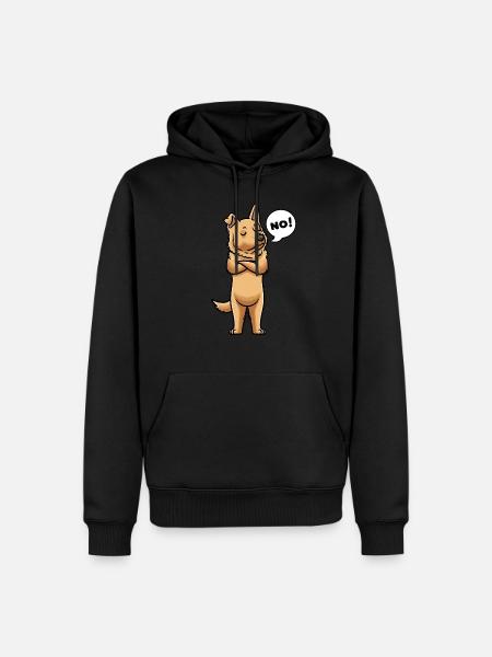 Perro Pastor Vasco Hund Baskisk Hyrdehund - Herre Premium økologisk hoodie - sort