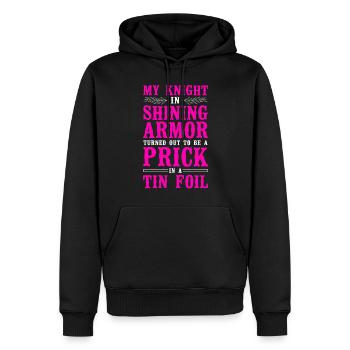 Happy Divorce Party My Knight In - Männer Premium Bio Hoodie - Schwarz - Vorne - Nico (187cm)