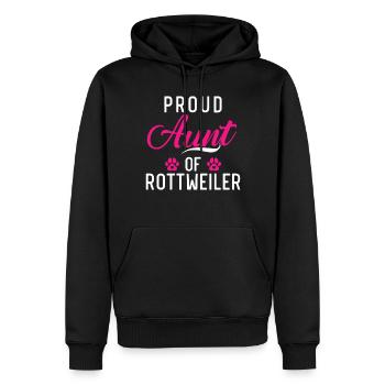 Rottweiler Gifts - Männer Premium Bio Hoodie - Schwarz - Vorne - Nico (187cm)