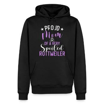 Cadeaux Rottweiler - Sweat à capuche Premium bio Homme - noir - Devant - Nico (187cm)