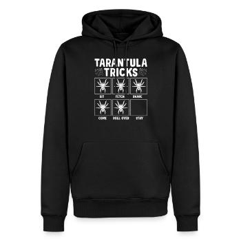 Tarentule trompe les propriétaires d’araignées de compagnie - Sweat à capuche Premium bio Homme - noir - Devant - Nico (187cm)