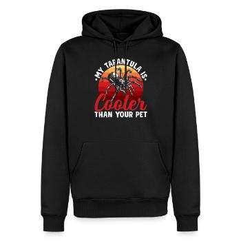Ma tarentule est plus fraîche que la vôtre - Sweat à capuche Premium bio Homme - noir - Devant - Nico (187cm)