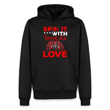 Tarantula Love Vogelspinnen Haustier Spinne - Männer Premium Bio Hoodie - Schwarz - Vorne - Nico (187cm)