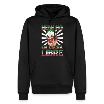 Mexikanischer Wrestling Ringer Lucha Libre Maske - Männer Premium Bio Hoodie - Schwarz - Vorne - Nico (187cm)