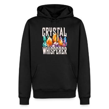Crystal Healer Crystal Healing Crystals - Sweat à capuche Premium bio Homme - noir - Devant - Nico (187cm)