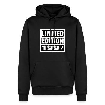 Edition Limitée 1997 Anniversaire 1997 Vintage Rétro - Sweat à capuche Premium bio Homme - noir - Devant - Nico (187cm)