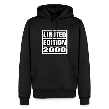 Limited Edition 2000 Geburtstag 2000 Vintage Retro - Männer Premium Bio Hoodie - Schwarz - Vorne - Nico (187cm)