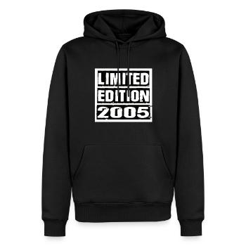 Limited Edition 2005 Geburtstag 2005 Vintage Retro - Männer Premium Bio Hoodie - Schwarz - Vorne - Nico (187cm)