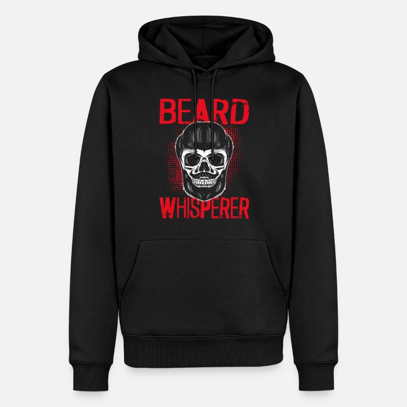 Beard Lover Bearded Man Beard - Männer Premium Bio Hoodie - Schwarz