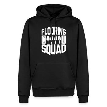Bodenleger Fliesenleger Flooring Squad - Männer Premium Bio Hoodie - Schwarz - Vorne - Nico (187cm)