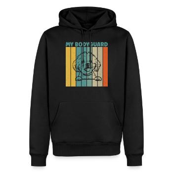 Maltese Owner Gifts - Männer Premium Bio Hoodie - Schwarz - Vorne - Nico (187cm)