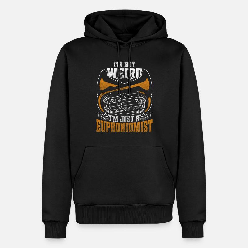 Euphoniste Euphonium Eufonium - Sweat à capuche Premium bio Homme - noir