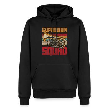 Euphonium Euphoniste Euphonium Squad - Sweat à capuche Premium bio Homme - noir - Devant - Nico (187cm)