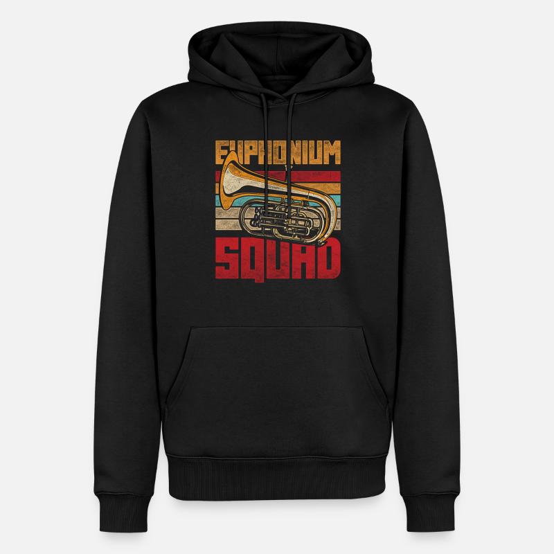 Euphonium Euphoniste Euphonium Squad - Sweat à capuche Premium bio Homme - noir