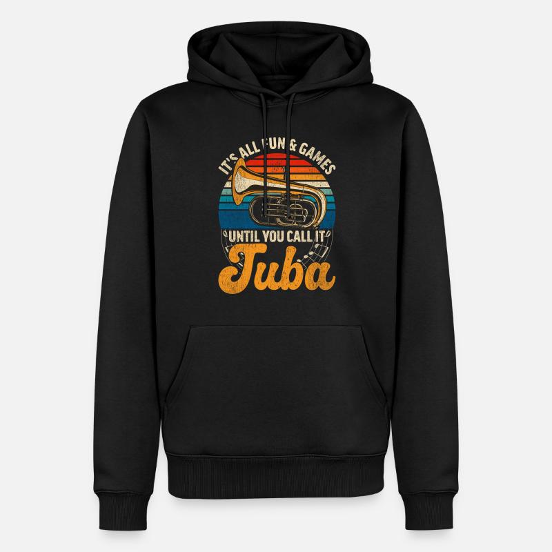 Euphonist Euphonium - Männer Premium Bio Hoodie - Schwarz