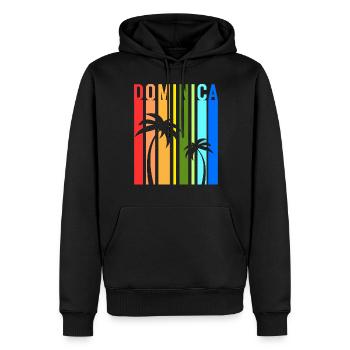 Dominica Karibik Insel Urlaub Idee - Männer Premium Bio Hoodie - Schwarz - Vorne - Nico (187cm)
