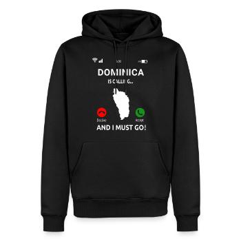 Dominica Karibik Insel Urlaub Idee - Männer Premium Bio Hoodie - Schwarz - Vorne - Nico (187cm)