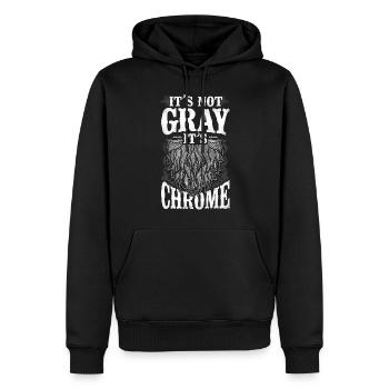 Beard Lover Bearded Man It's Not - Männer Premium Bio Hoodie - Schwarz - Vorne - Nico (187cm)