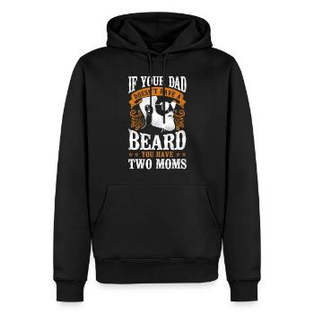 Beard Lover Bearded Man Dad If - Männer Premium Bio Hoodie - Schwarz - Vorne - Nico (187cm)