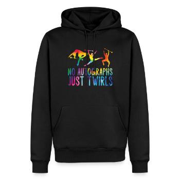 Baton Twirling Girl Twirler Majorette - Männer Premium Bio Hoodie - Schwarz - Vorne - Nico (187cm)