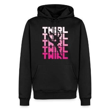 Baton Twirling Girl Twirler Majorette - Männer Premium Bio Hoodie - Schwarz - Vorne - Nico (187cm)