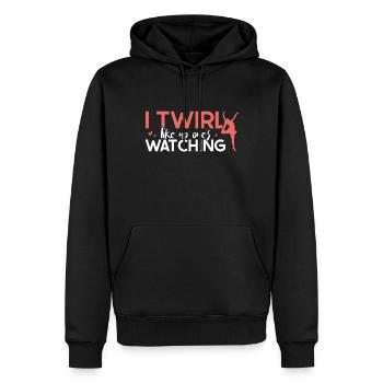 Baton Twirling Girl Twirler Majorette - Männer Premium Bio Hoodie - Schwarz - Vorne - Nico (187cm)
