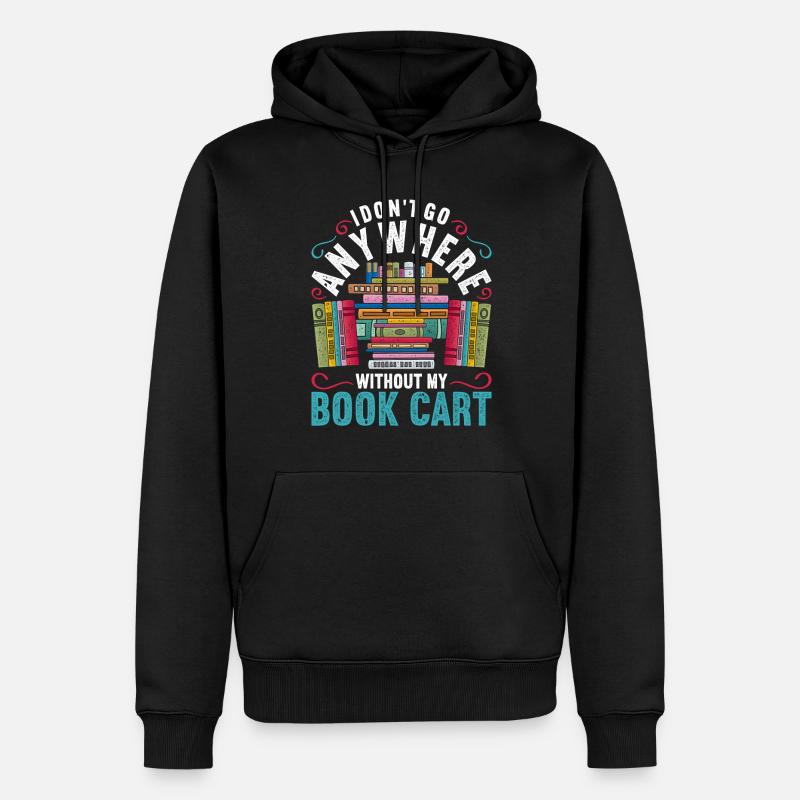 Bibliothécaire Bibliothécaire - Sweat à capuche Premium bio Homme - noir
