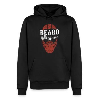 Beard Lover Bearded Man Ginger - Men’s Premium Organic Hoodie - black - Front - Nico (187cm)
