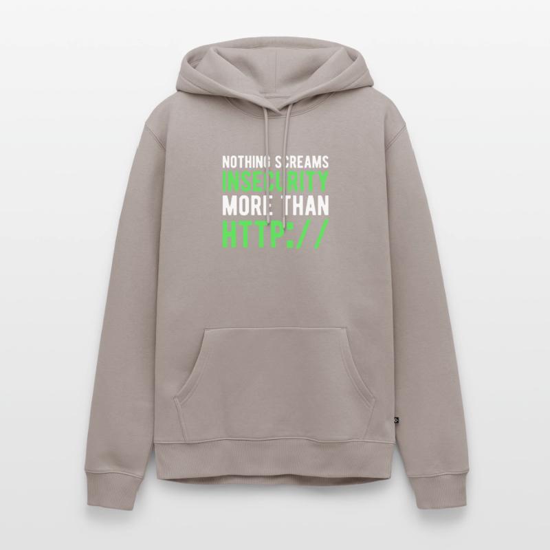 Coder Binärcode Programmierer Informatik Männer Premium Bio Hoodie