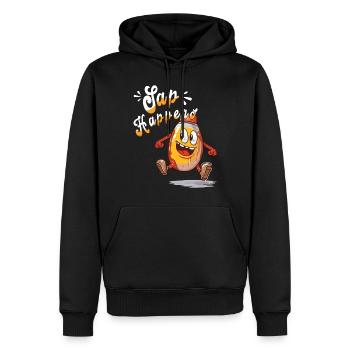 SAP Happens - Maple Tree - Sucre et sirop d’érable - Sweat à capuche Premium bio Homme - noir - Devant - Nico (187cm)
