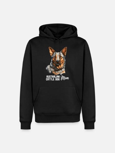 Hund Bouvier australien - Sweat à capuche Premium bio Homme - noir